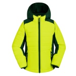 Kamik Steppjacke Nell (Ganzjahresjacke, winddicht, reflektierend) gelb/grün Jungen